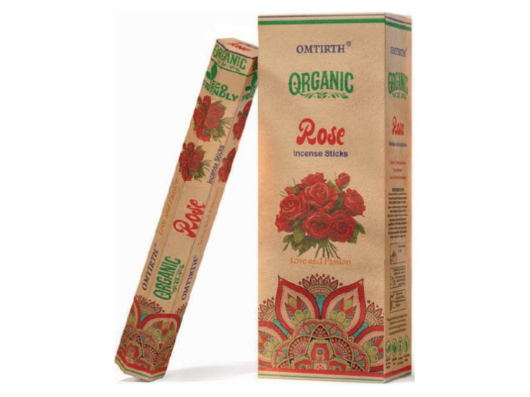Kraft carton with floral artwork from a printed range